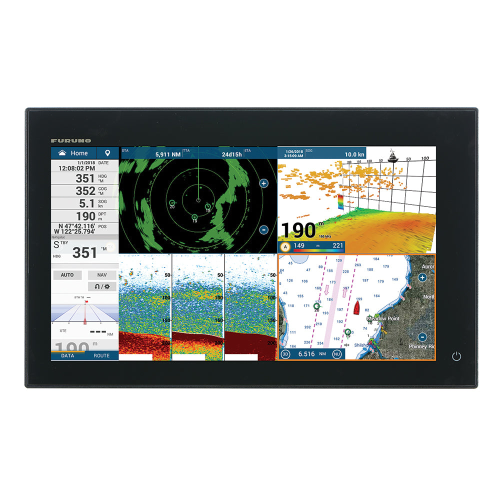 Furuno NavNet TZtouch3 16" MFD w/1kW Dual Channel CHIRP Sounder  Internal GPS [TZT16F]