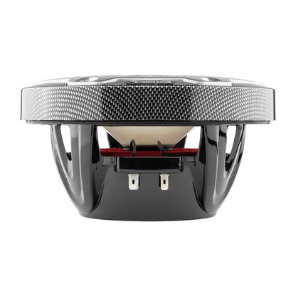 DS18 HYDRO 6.5" 2-Way Marine Speakers w/RGB LED Lights 300W - Black Carbon Fiber [CF-65]