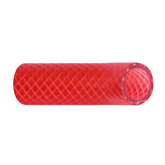 Trident Marine 1/2" Reinforced PVC (FDA) Hot Water Feed Line Hose - Drinking Water Safe - Translucent Red - Sold by the Foot [166-0126-FT]