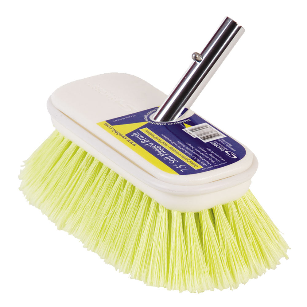 Swobbit 7.5" Soft Flagged Brush - Yellow [SW77345]