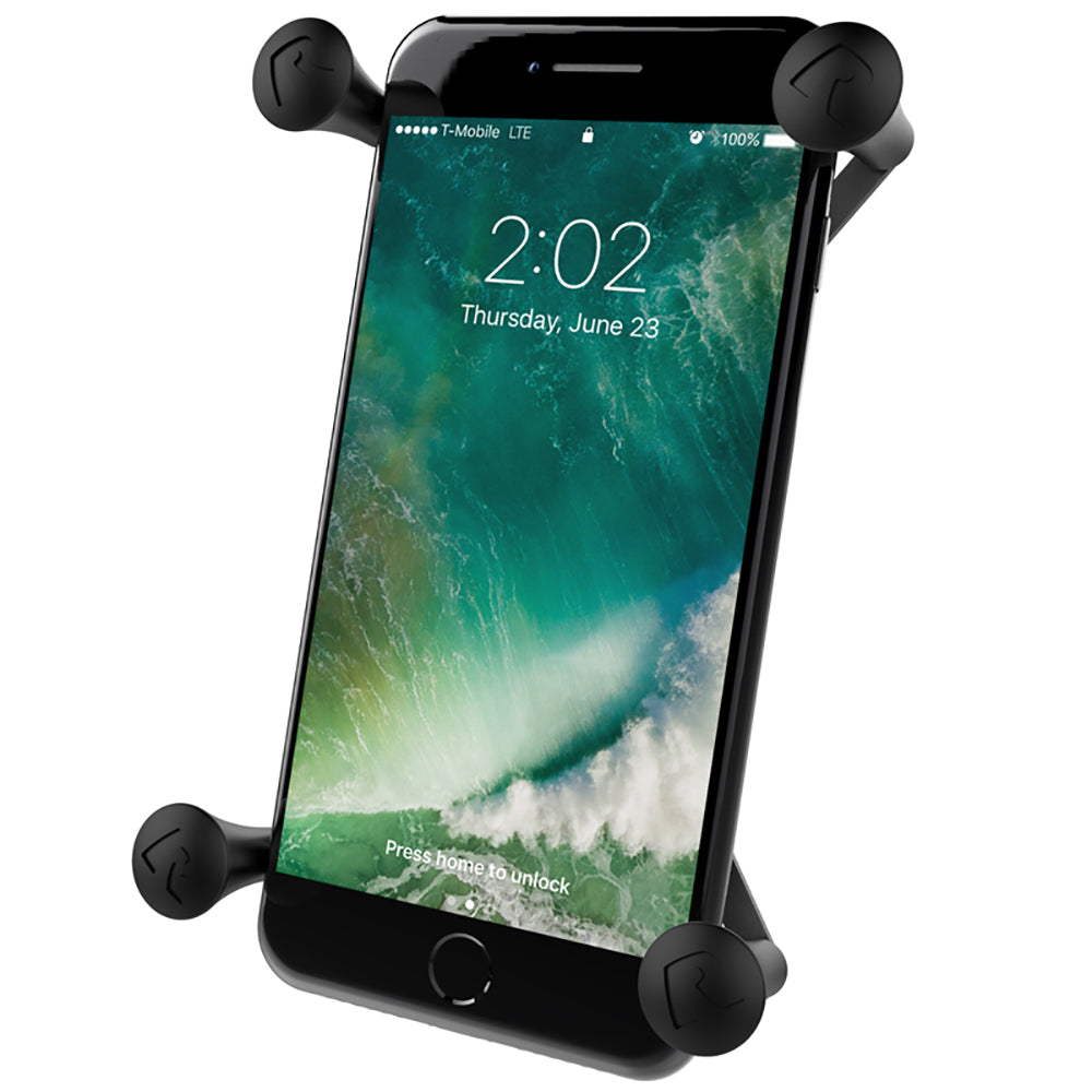 RAM Mount Universal X-Grip IV Large Phone/Phablet Holder w/1" Ball [RAM-HOL-UN10BU]