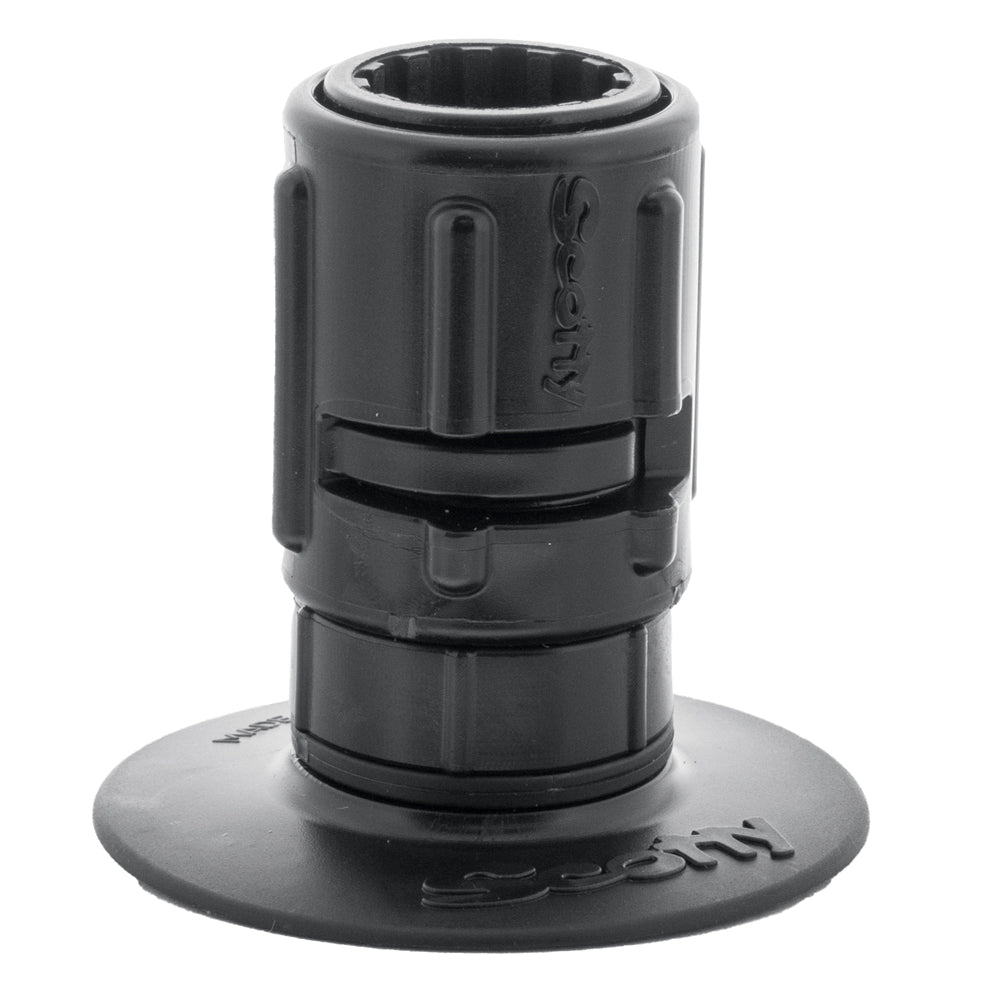 Scotty 448 Stick-On Mount w/Gear-Head Adapter - 3" Pad [0448-BK]