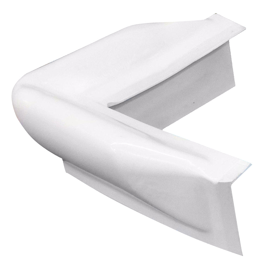 Dock Edge Dock Bumper Corner Dockguard - White [DE73103F]