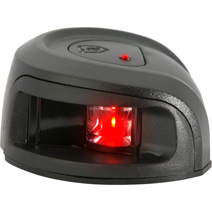 Attwood LightArmor Deck Mount Navigation Light - Black Composite - Port (red) - 2NM [NV2012PBR-7]