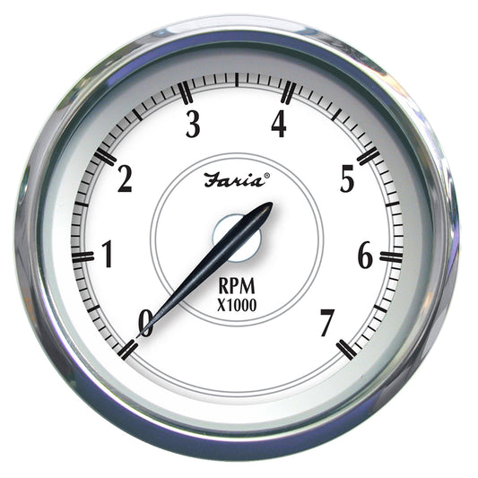 Faria Newport SS 4" Tachometer f/Gas Outboard - 7000 RPM [45003]