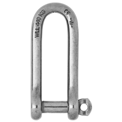 Wichard Captive Pin Long D Shackle - Diameter 6mm - 1/4" [01413]