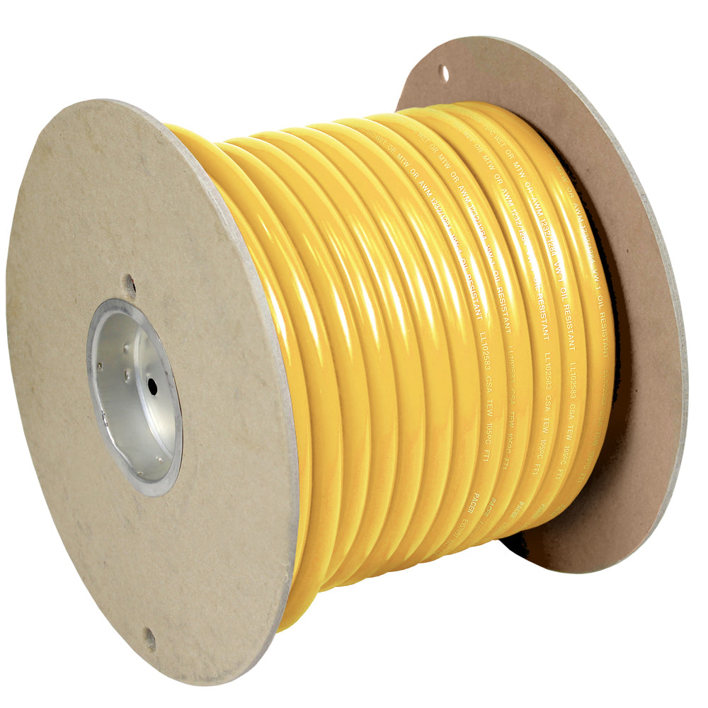 Pacer Yellow 4/0 AWG Battery Cable - 100  [WUL4/0YL-100]