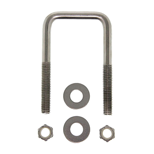 C.E. Smith Zinc U-Bolt 7/16"-14 X 3-1/8" X 3" w/Washers  Nuts - Square [15252A]