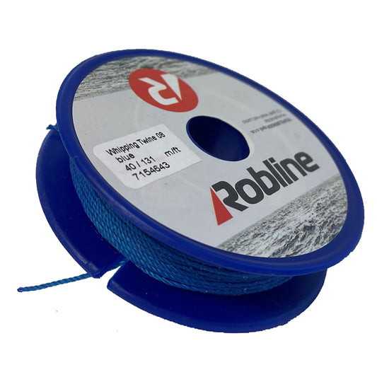 Robline Waxed Whipping Twine - 0.8mm x 40M - Blue [TYN-08BLUSP]